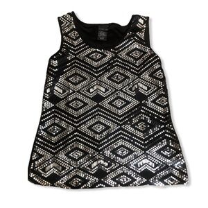 COVINGTON sequin tank top